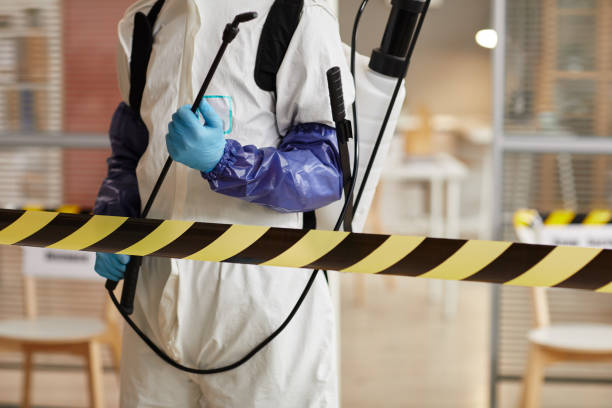 Professional Infectious Disease Decontamination technician working in Big Sur, CA